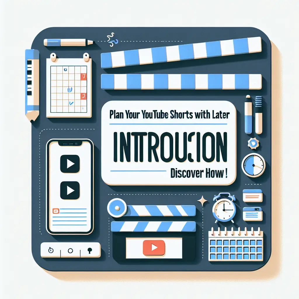 Planifiez vos vidéos YouTube Shorts facilement avec Later, découvrez comment !