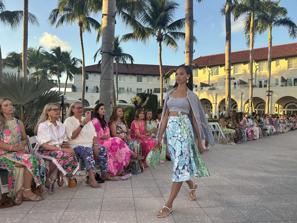 Lilly Pulitzer's show at Casa Marina Resort, Key West
