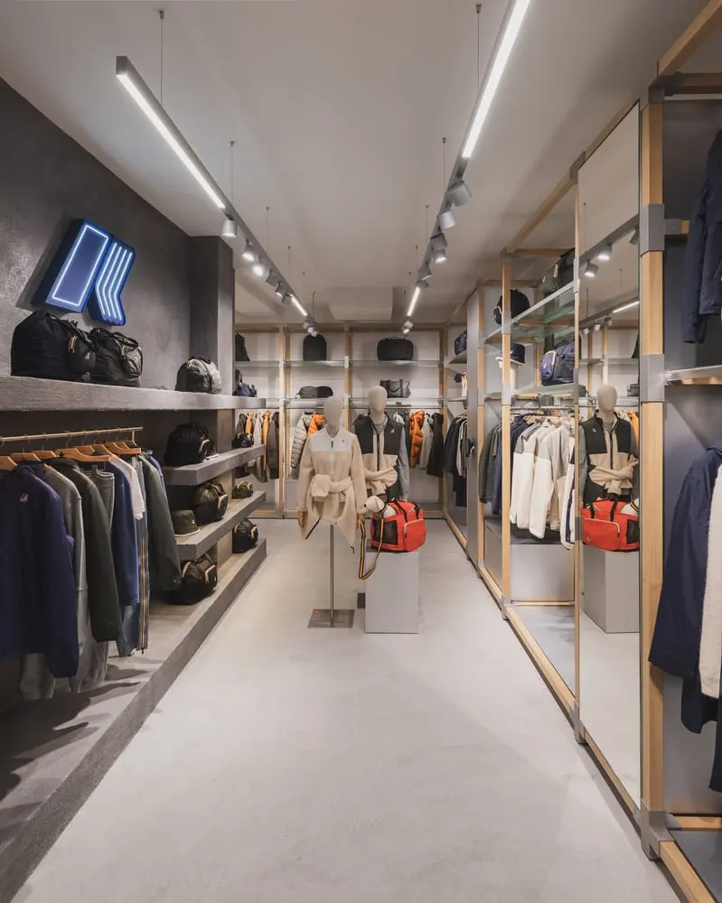 The K-Way store in Corso Garibaldi in Milan