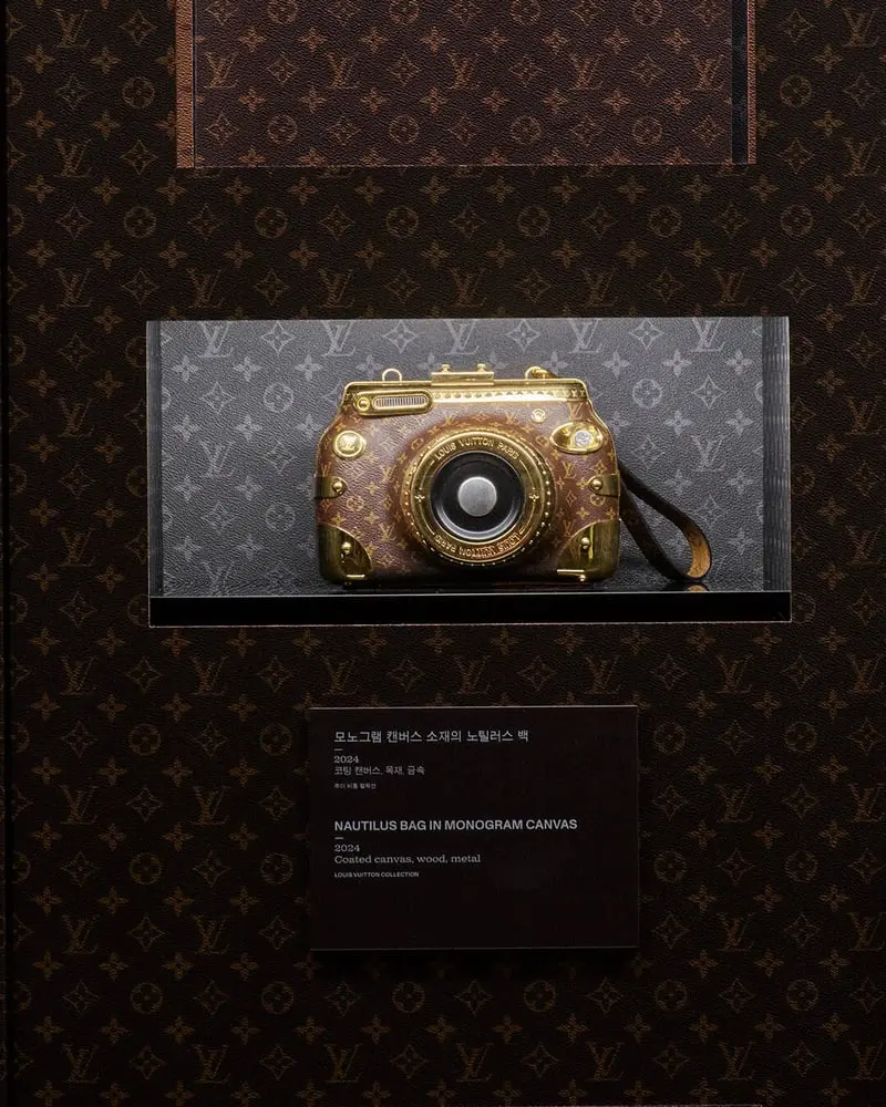 A Nautilus bag in the monogram room