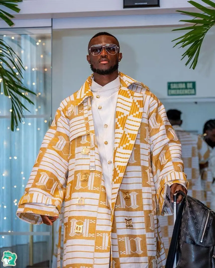 Outfit designed by Elie Kuame